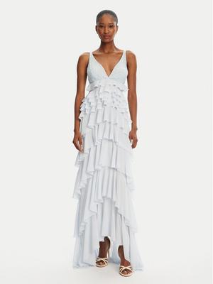 Elisabetta Franchi Sukienka koktajlowa AB-R42-52E2-V680 Niebieski jasny Regular Fit