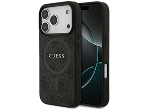 Etui GUESS 4G Ring Classic Logo MagSafe do iPhone 17 Pro Czarny