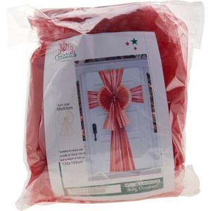 Ozdoba na drzwi 58 x 83 cm oranza czerwony