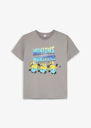 T-shirt z czystej bawełny z motywem Minionka