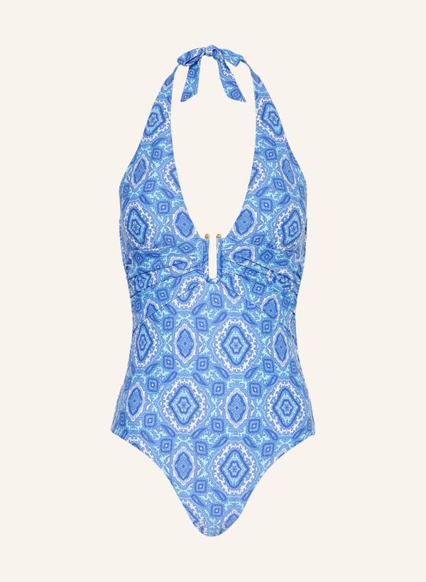 Heidi Klein Strój Kąpielowy Z Wiązaniem Na Szyi Mykonos blau
