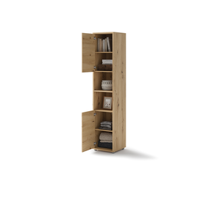 Szafka Bed Concept BC-08 45x218x46 cm | Dąb artisan | do sypialni | praktyczna | nowoczesna