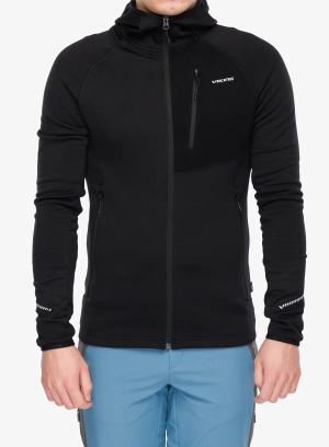 Bluza męska VIKING Arbaz Man Polartec z kapturem czarna (M)