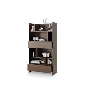 Regał Bed Concept BC-28 Rozmiar - 92x178x46 cm | Kolor - Dąb dunin/Dąb dunin | funkcjonalny | do półkotapczanu