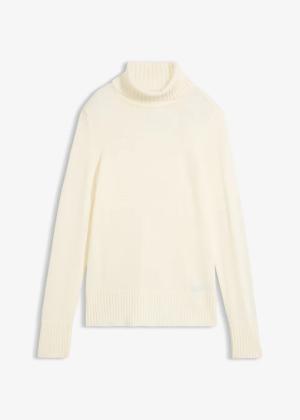 Sweter basic z golfem