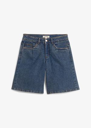 Bermudy dżinsowe mid waist