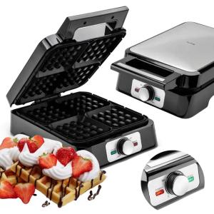 GOFROWNICA 1600W XXL NA 4 DUŻE GOFRY REGULACJA TEMPERATURY MOCNA Huslog