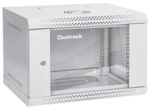 Szafa Wisząca Serwerowa RACK 19" 6U 400mm Netrack ECO-Line Szara Szafka