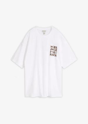 T-shirt oversize z czystej bawełny organicznej