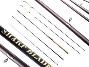 WĘDKA KARPIOWA SHARP BLADE FEEDER 90% CARBON 4.5M 150G + ŻYŁKA 100M 110137
