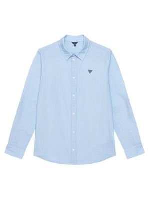 Guess Koszula L6RH02 WE5W0 Niebieski Regular Fit