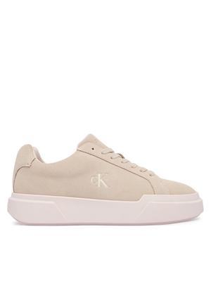 Calvin Klein Sneakersy Chunky Cupsole Lace Up Su Ml YW0YW01949 Beżowy