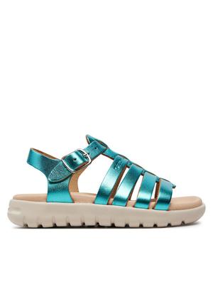 Geox Sandały J Sandal Soleima Gir J35GSB 000CF C3035 M Zielony