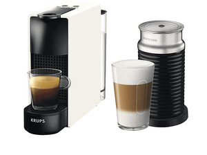 Ekspres na kapsułki KRUPS-NESPRESSO Essenza Mini XN1111 Biały + Spieniacz