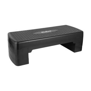 Step do aerobiku fitness 3 stopnie 68cm czarny Rebel stepper podest schodek