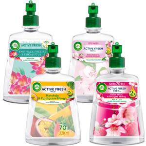 AIR WICK ACTIVE FRESH MIX ZESTAW WKŁADY DO ODŚWIEŻACZA POWIETRZA 4X 228 ML