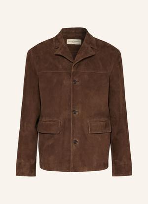 Officine Générale Skórzana Kurtka Erickson braun