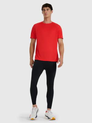 4F leginsy męskie z odblaskowym nadrukiem na nogawkach 4FWAW25TFTIM356 (XL)