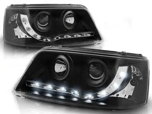 LAMPY VW T5 TRANSPORTER BUS 03-09R DAYLIGHT LED + SILNICZKI REG. GRATIS!