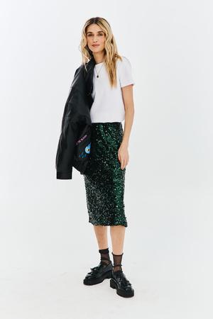 Spódnica cekinowa Emerald Glam