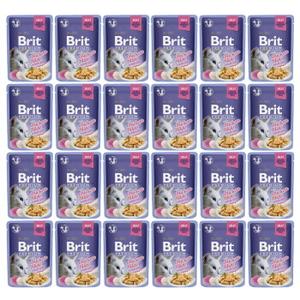 Brit Premium Cat Adult Delicate Fillets in Jelly with Chicken 24 x 85 g