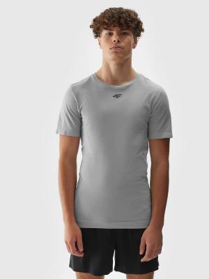 4F T-shirt treningowy męski M0975 szary (S/M)
