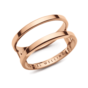 Daniel Wellington DW Elan Dual Ring 48 Rose Gold