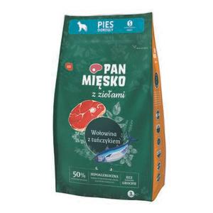 Karma dla psa wołowina/tuńczyk S 3 kg Pan Mięsko