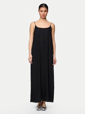 Pieces Sukienka letnia Pia 17151884 Czarny Loose Fit