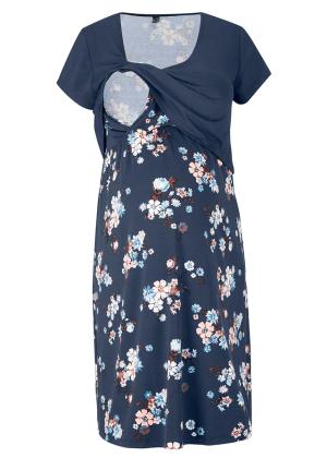 Sukienka ciążowa i do karmienia piersią 2 w 1 z dżerseju z wiskozy