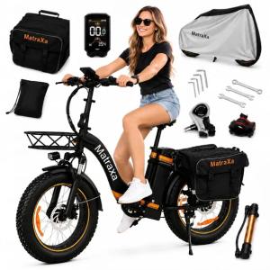 Rower Elektryczny Fatbike 20'' x4.0 Wyjmowany AKU 250W 36V 120km Damski Męs