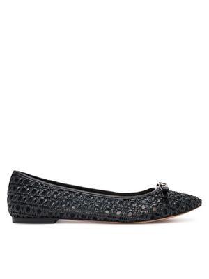 TWINSET Baleriny 251TGT030 Czarny