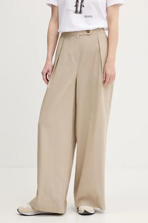 Barbour spodnie z domieszką lnu LUCY