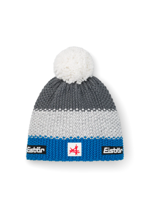 Czapka dziecięca Eisbar Star Pompon MÜ SA kids niebieska (one size)