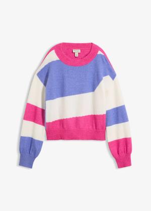 Szeroki sweter z cienkiej dzianiny