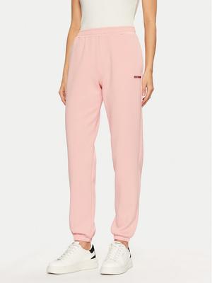 Guess Spodnie dresowe V5RB02 KCLD1 Różowy Regular Fit