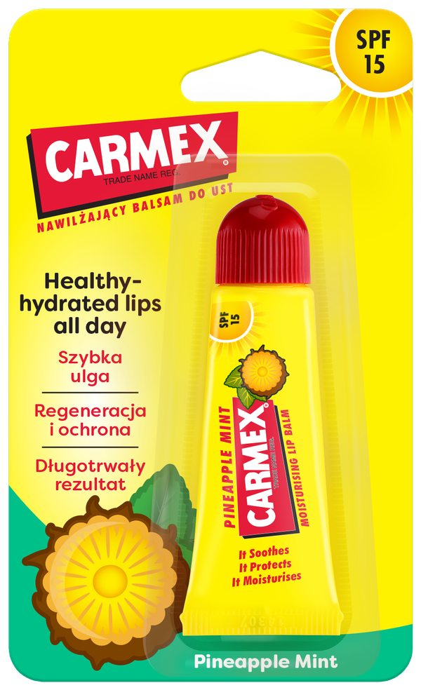 CARMEX Nawilżający Balsam do Ust Classic Pineapple Mint