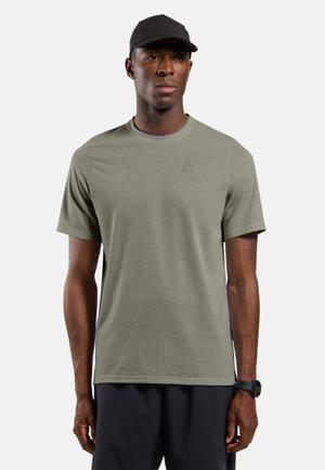 Koszulka z krótkim rękawem męska ODLO T-shirt crew neck ESSENTIAL LINENCOOL szara (M)