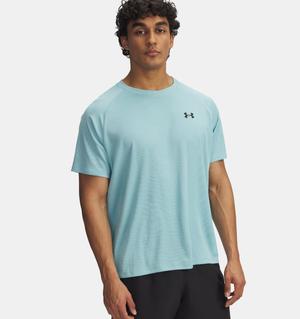 UNDER ARMOUR koszulka treningowa t-shirt męski UA Tech Textured SS niebieska (S)