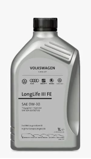VOLKSWAGEN VW LONGLIFE III FE 504/507 0W30 1L