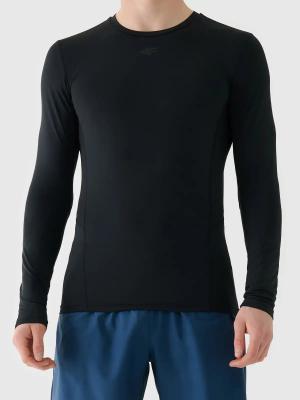4F  koszulka męska treningowa z długim rękawem 4FWMM00TFLOM507 czarny (XXL)