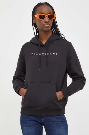 Tommy Jeans bluza z kapturem damska bawełniana z elastanem