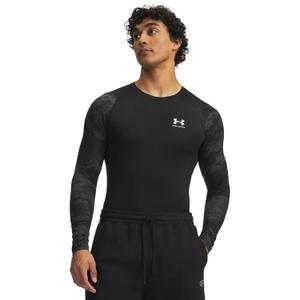Under Armour UA HG Armour Comp CB LS męska koszulka sportowa treningowa czarna (S)