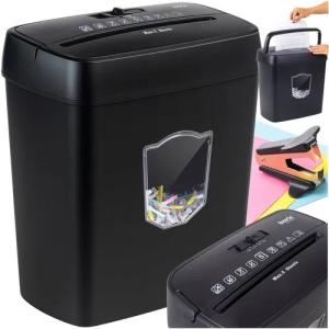 Niszczarka do papieru dokumentów automatyczna 12L zgodna z RODO P-4 IZOXIS