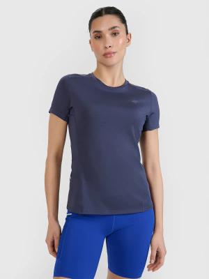 4F koszulka damska t-shirt do biegania 4FWSS25TFTSF1267 granatowa (S)