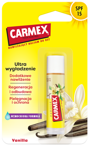CARMEX Nawilżający Balsam do Ust Classic w Sztyfcie Vanilla