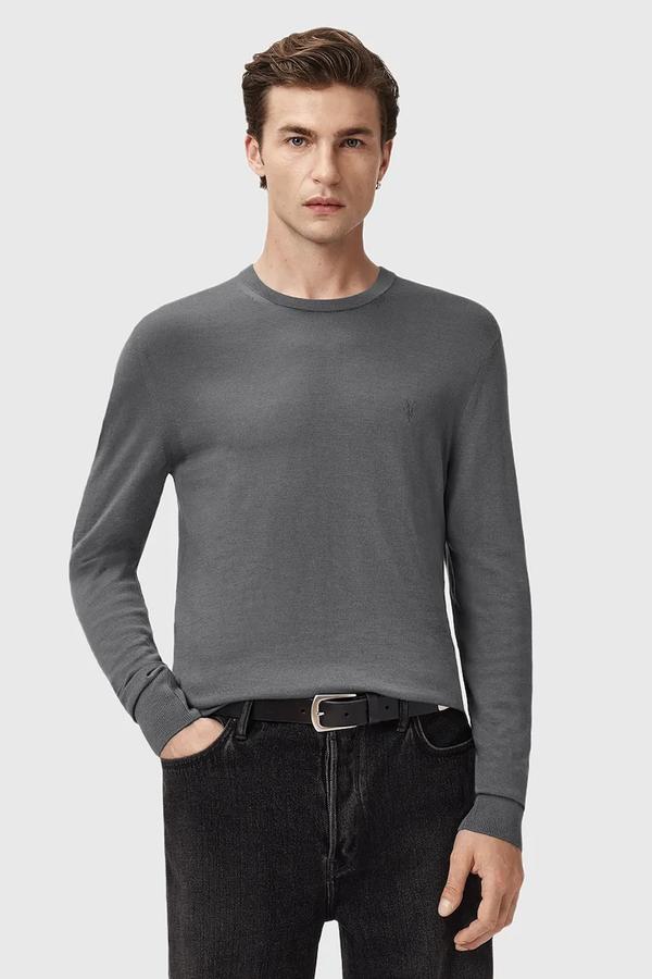 AllSaints sweter męski z wełny merino