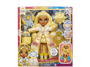 Lalka MGA ENTERTAINMENT Rainbow High: Winter Wonderland Doll - Sunny (Yellow)