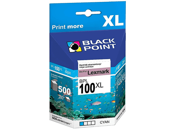 Tusz BLACK POINT BPL100CXL Zamiennik Lexmark 14N0900E