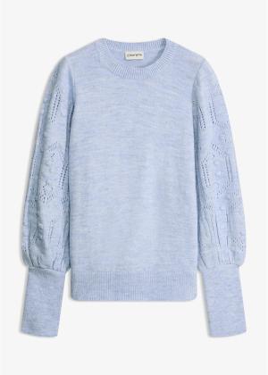 Sweter w ażurowy wzór